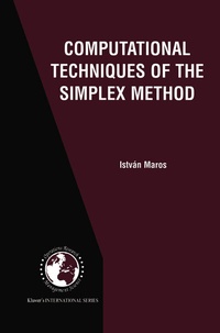 Abbildung von: Computational Techniques of the Simplex Method - Kluwer Academic Publishers