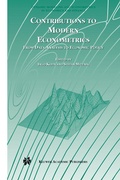 Cover: Contributions to Modern Econometrics - Kluwer Academic Publishers