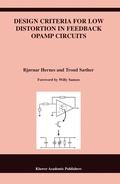 Cover: Design Criteria for Low Distortion in Feedback Opamp Circuits - Springer