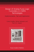 Cover: Design of Analog Fuzzy Logic Controllers in CMOS Technologies - Springer