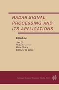 Cover: Radar Signal Processing and Its Applications - Springer