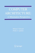 Cover: Computer Architecture: A Minimalist Perspective - Kluwer Academic Publishers