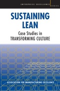 Cover: Sustaining Lean - Productivity Press