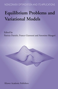 Abbildung von: Equilibrium Problems and Variational Models - Springer