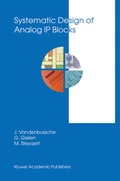 Cover: Systematic Design of Analog IP Blocks - Kluwer Academic Publishers