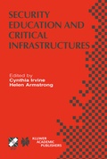 Cover: Security Education and Critical Infrastructures - Kluwer Academic Publishers
