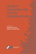 Cover: Security Education and Critical Infrastructures - Springer