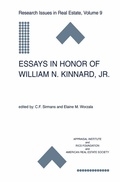 Cover: Essays in Honor of William N. Kinnard, Jr. - Springer