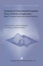 Cover: Variational and Hemivariational Inequalities Theory, Methods and Applications - Springer