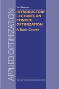 Cover: Introductory Lectures on Convex Optimization - Springer