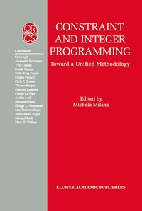 Enlarge image Cover: Constraint and Integer Programming - Springer