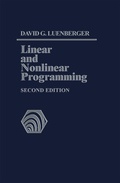 Cover: Linear and Nonlinear Programming - Kluwer Academic Publishers