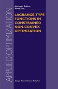 Bild: Lagrange-type Functions in Constrained Non-Convex Optimization - Springer