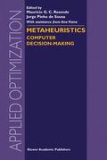 Cover: Metaheuristics - Kluwer Academic Publishers
