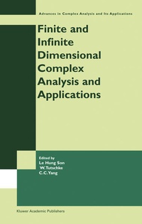 Enlarge image Cover: Finite or Infinite Dimensional Complex Analysis and Applications - Kluwer Academic Publishers