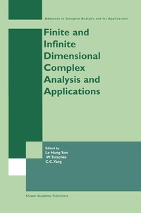 Enlarge image Cover: Finite or Infinite Dimensional Complex Analysis and Applications - Springer