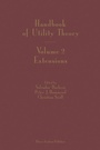 Cover: Handbook of Utility Theory - Springer
