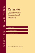 Cover: Revision Cognitive and Instructional Processes - Springer
