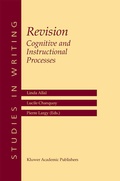 Cover: Revision Cognitive and Instructional Processes - Springer