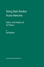 Cover: Testing Static Random Access Memories - Springer