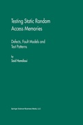 Cover: Testing Static Random Access Memories - Springer