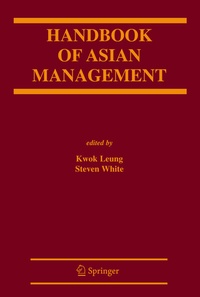 Enlarge image Cover: Handbook of Asian Management - Springer