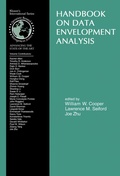 Cover: Handbook on Data Envelopment Analysis - Springer