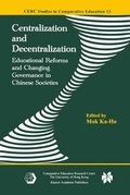 Cover: Centralization and Decentralization - Springer