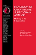 Cover: Handbook of Quantitative Supply Chain Analysis - Springer