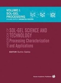 Cover: Handbook of Sol-gel Science and Technology: Sol-Gel Processing / Hiromitsu Kozuka v. 1 - Springer