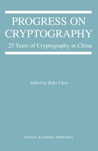 Enlarge image Cover: Progress on Cryptography - Springer