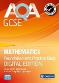 Cover: AQA GCSE Mathematics for Foundation sets Practice Book: Digital Edition - Longman