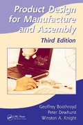 Cover: Product Design for Manufacture and Assembly - CRC Press