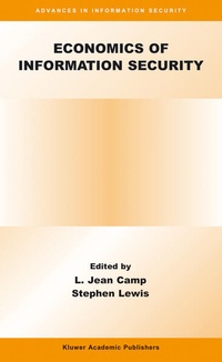 Enlarge image Cover: Economics of Information Security - Springer