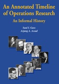 Cover: An Annotated Timeline of Operations Research - Springer