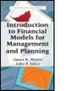Cover: Introduction to Financial Models for Management and Planning - Chapman & Hall/CRC