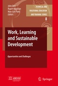 Cover: Work, Learning and Sustainable Development - Springer