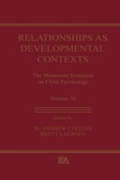 Cover: Relationships as Developmental Contexts - Psychology Press