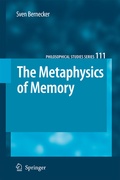 Cover: The Metaphysics of Memory - Springer