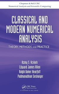 Enlarge image Cover: Classical and Modern Numerical Analysis - Chapman & Hall/CRC