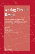 Cover: Analog Circuit Design - Springer