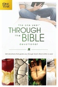 Cover: One Year Through the Bible Devotional - Tyndale House Publishers