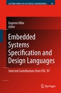Cover: Embedded Systems Specification and Design Languages - Springer