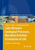 Cover: Links Between Geological Processes, Microbial Activities & Evolution of Life - Springer