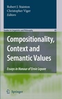 Cover: Compositionality, Context and Semantic Values - Springer