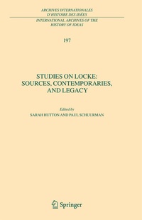 Enlarge image Cover: Studies on Locke: Sources, Contemporaries, and Legacy - Springer