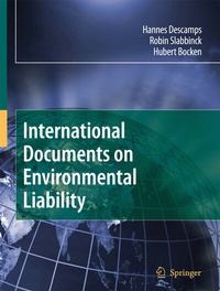 Abbildung von: International Documents on Environmental Liability - Springer
