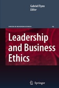 Cover: Leadership and Business Ethics - Springer
