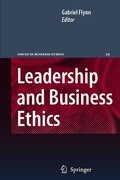 Cover: Leadership and Business Ethics - Springer