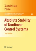 Cover: Absolute Stability of Nonlinear Control Systems - Springer